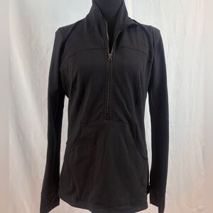 lululemon athletica Black Half Zip Women's Top